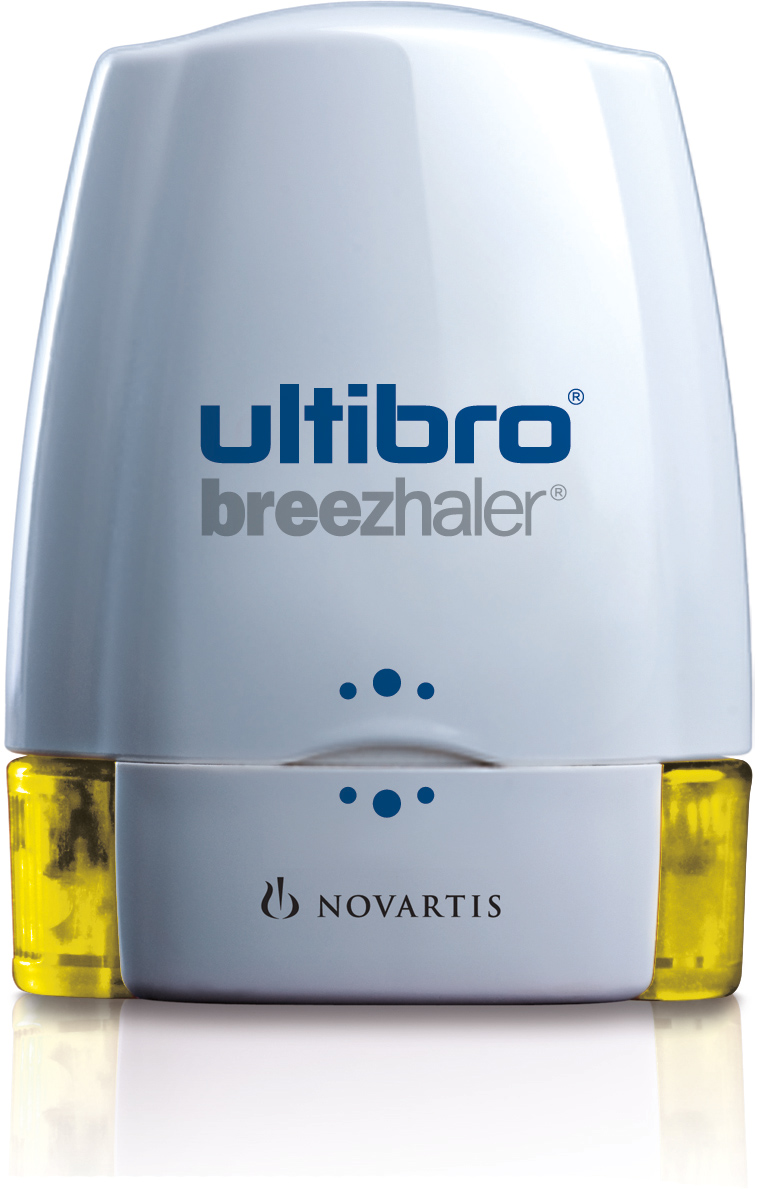 «Ультибро Бризхалер» (Ultibro Breezhaler, индакатерол + гликопиррония бромид).