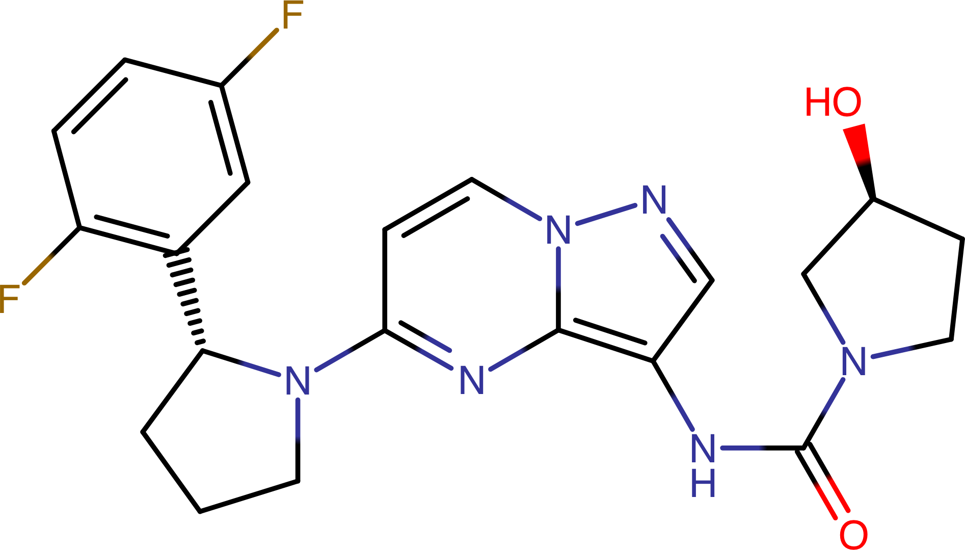 Ларотректиниб (larotrectinib).