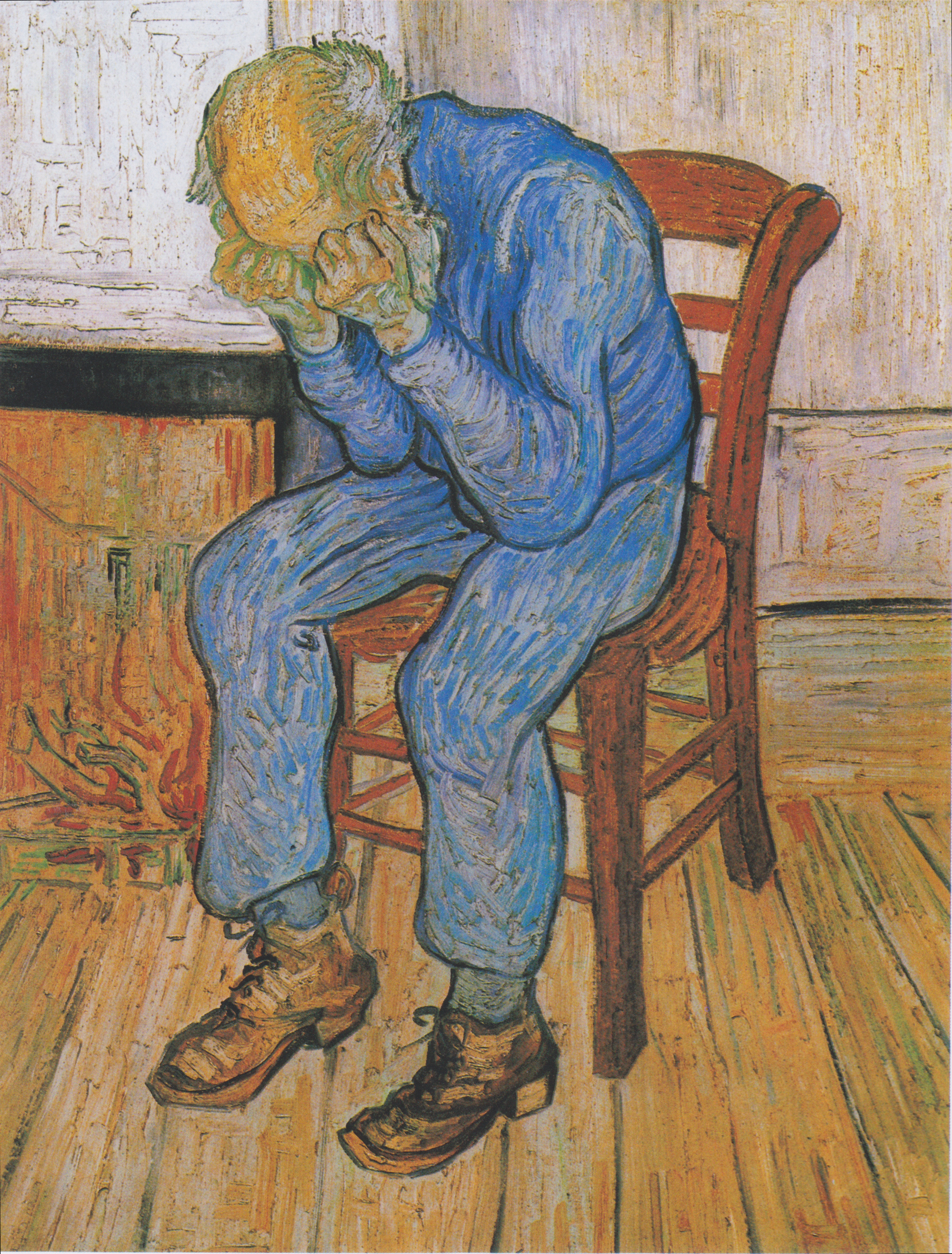 Van Gogh. Trauernder alter Mann.